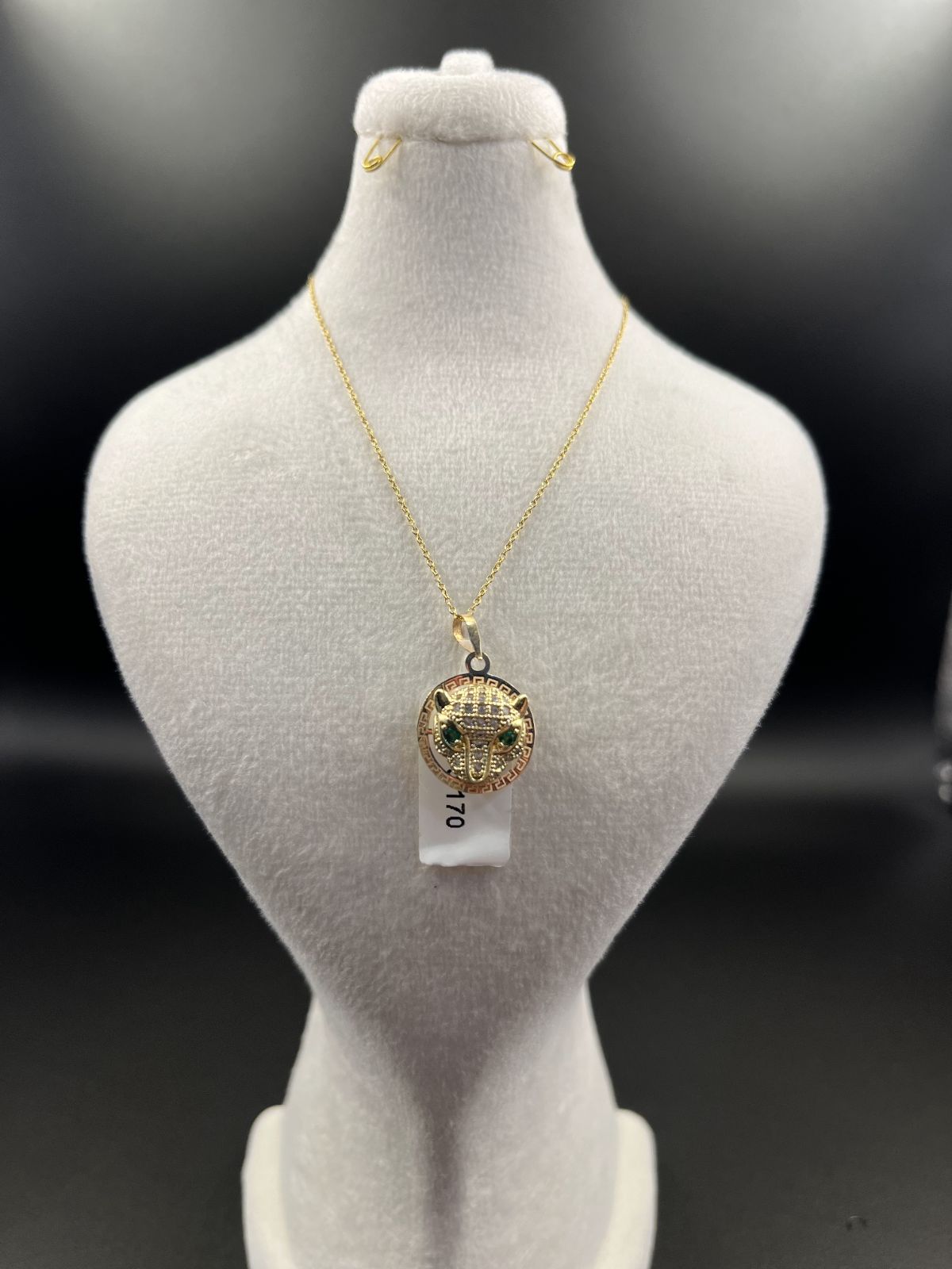 آویز پنتر طلا ۱۸ عیار زنانه وزن ۱۷۰ سوت – طراحی خاص و مدرن